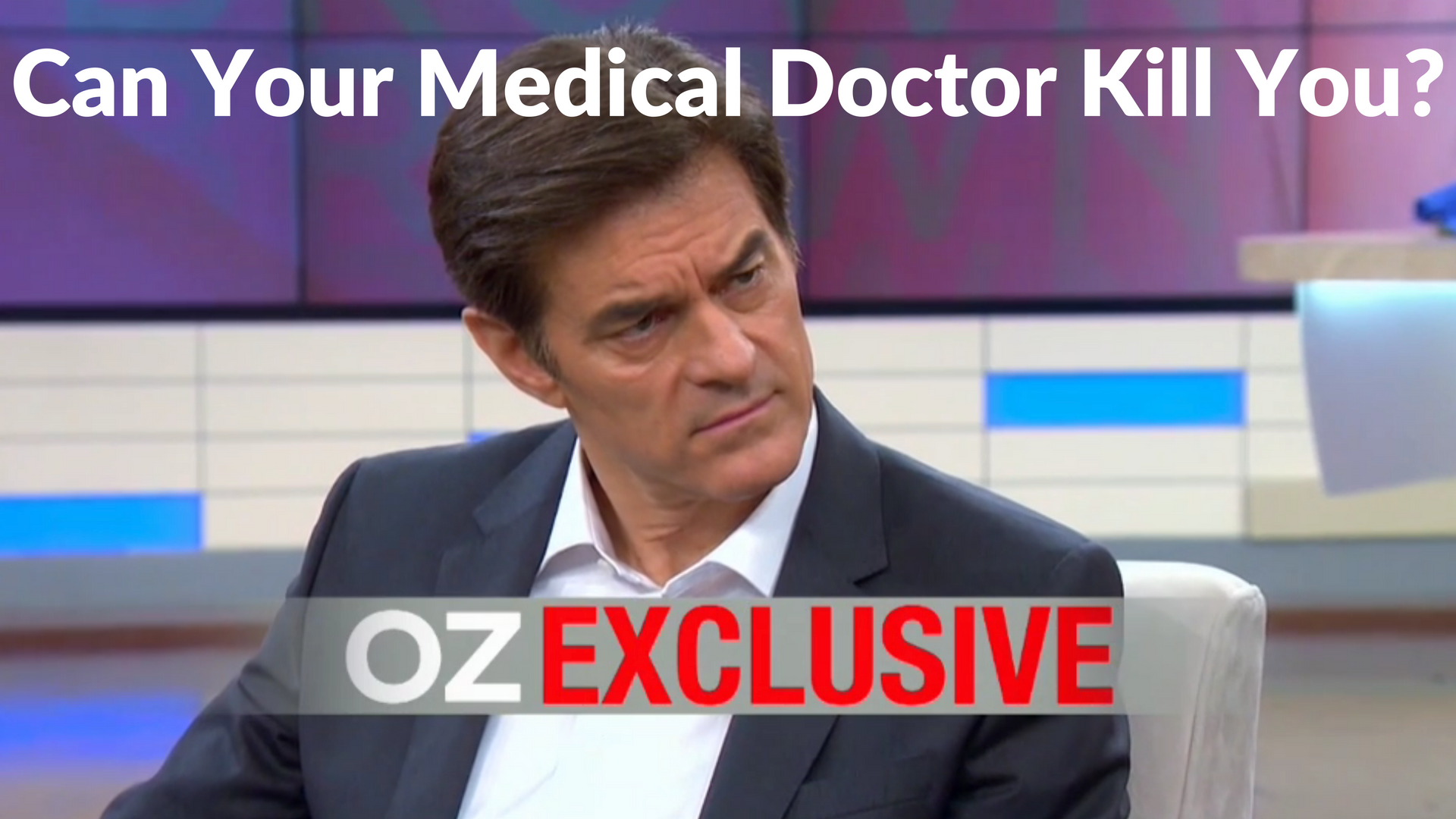 Picture of Dr. Oz to emphasis his sensationalized headlines.